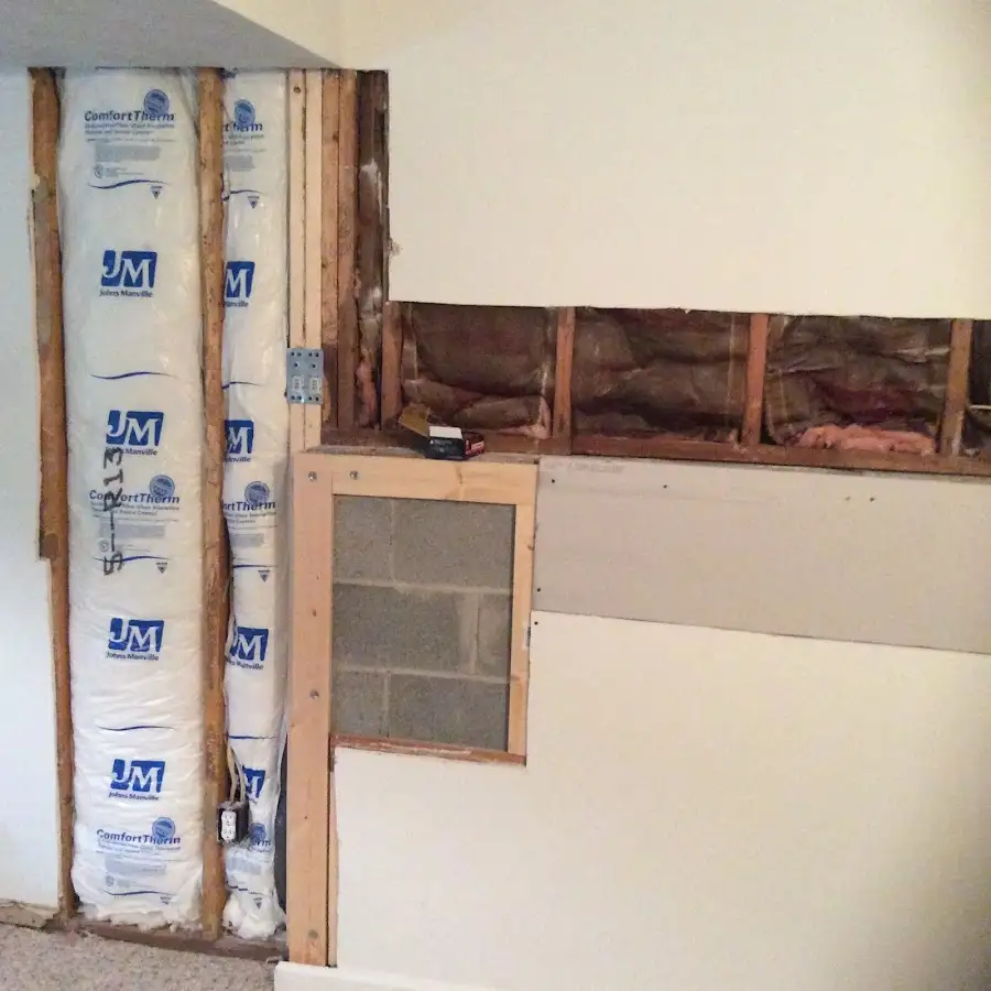 Wall insulation replacement during Odor Removal & Deodorization in Pompton Lakes